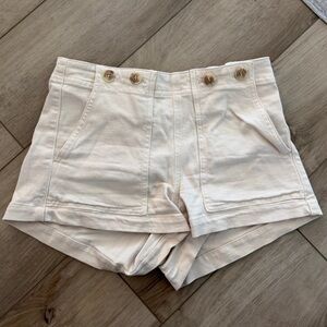 Anthropologie Pilcro Women’s Cream Shorts size 27P